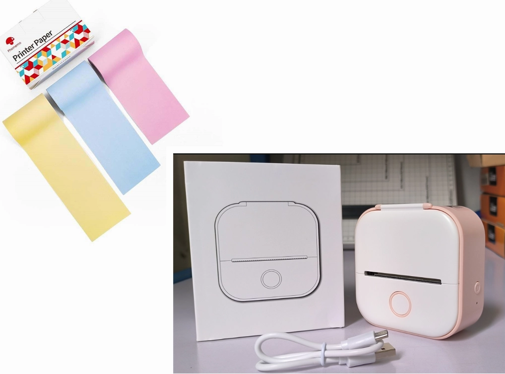 Portable Bluetooth Mini Thermal Label Printer Home Photo Printer Student Printer Bluetooth Mini Label Printer Price Tag