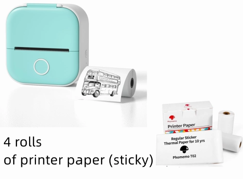 Portable Bluetooth Mini Thermal Label Printer Home Photo Printer Student Printer Bluetooth Mini Label Printer Price Tag