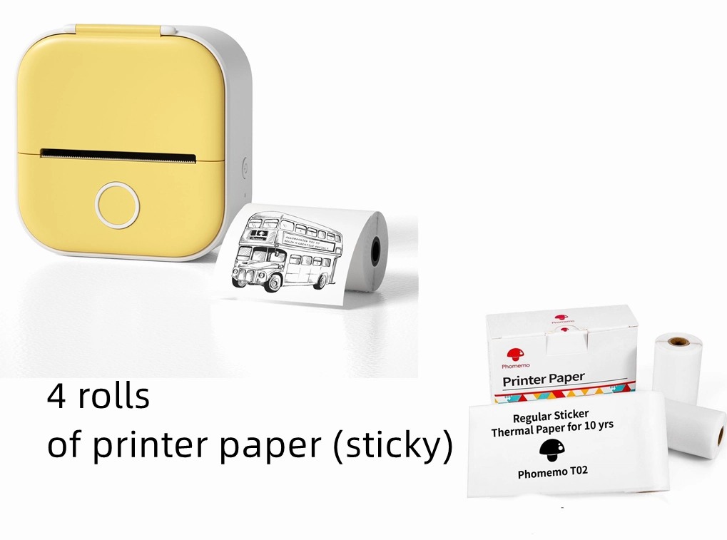 Portable Bluetooth Mini Thermal Label Printer Home Photo Printer Student Printer Bluetooth Mini Label Printer Price Tag
