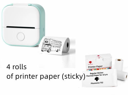 Portable Bluetooth Mini Thermal Label Printer Home Photo Printer Student Printer Bluetooth Mini Label Printer Price Tag