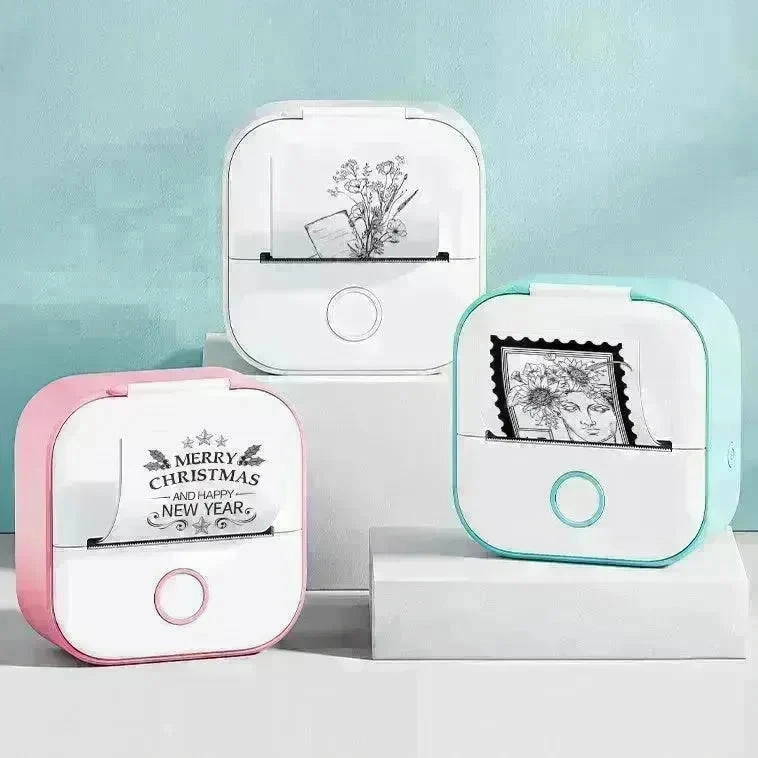 Portable Mini Thermal Label Printer Home Photo Printer Student Wrong Question Printer Bluetooth Mini Label Printer Price Tag