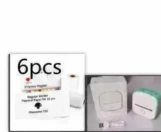Portable Mini Thermal Label Printer Home Photo Printer Student Wrong Question Printer Bluetooth Mini Label Printer Price Tag