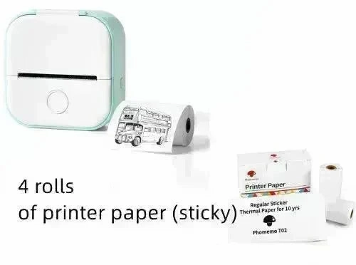 Portable Mini Thermal Label Printer Home Photo Printer Student Wrong Question Printer Bluetooth Mini Label Printer Price Tag