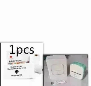 Portable Mini Thermal Label Printer Home Photo Printer Student Wrong Question Printer Bluetooth Mini Label Printer Price Tag