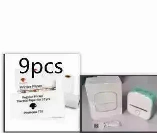 Portable Mini Thermal Label Printer Home Photo Printer Student Wrong Question Printer Bluetooth Mini Label Printer Price Tag