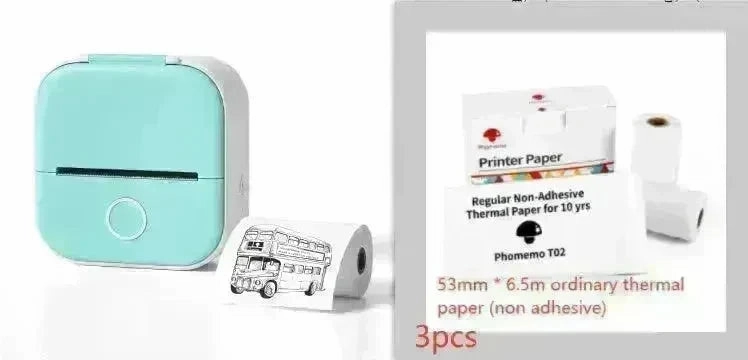 Portable Mini Thermal Label Printer Home Photo Printer Student Wrong Question Printer Bluetooth Mini Label Printer Price Tag