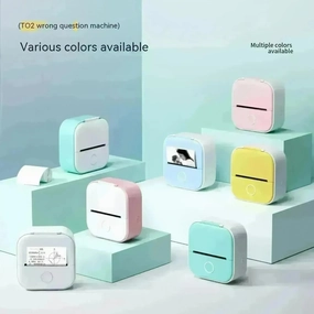 Portable Mini Thermal Label Printer Home Photo Printer Student Wrong Question Printer Bluetooth Mini Label Printer Price Tag