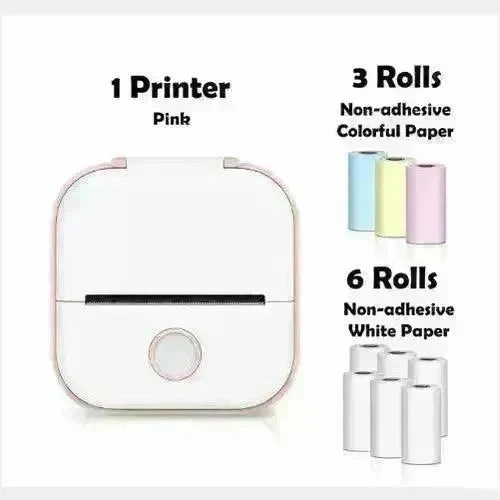 Portable Mini Thermal Label Printer Home Photo Printer Student Wrong Question Printer Bluetooth Mini Label Printer Price Tag