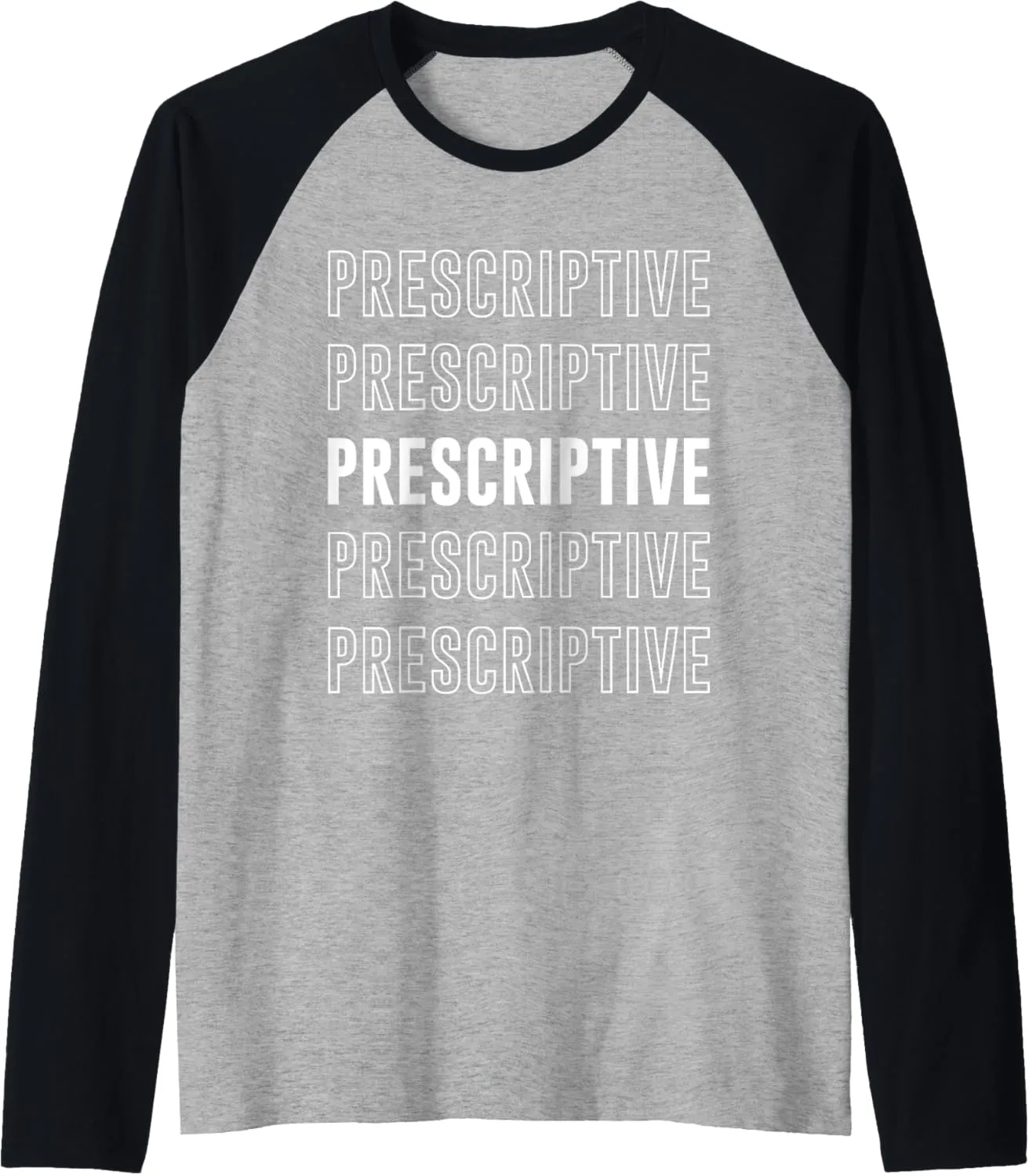 Prescriptive Raglan Baseball Tee