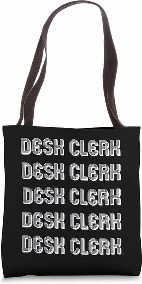 Professional Desk Clerk Tote Bag