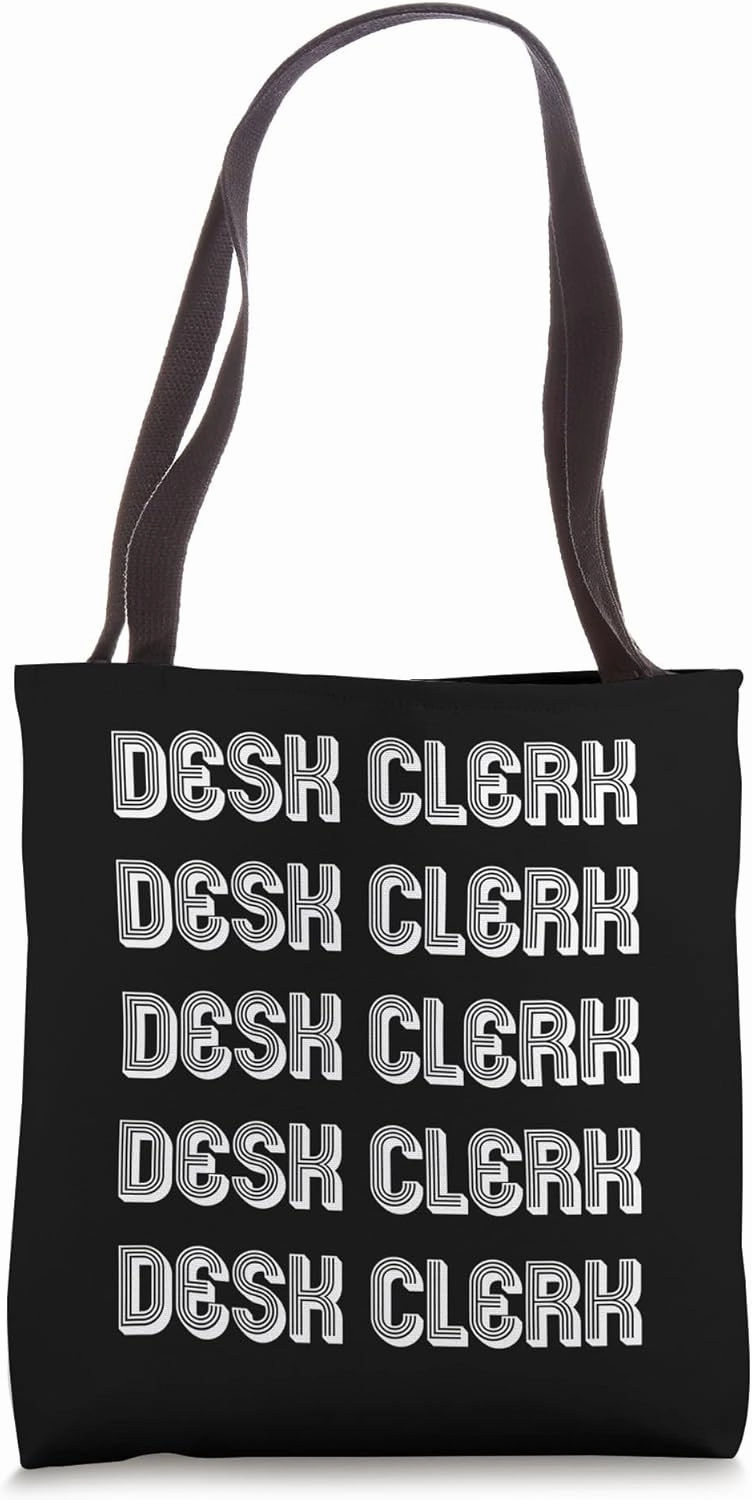 Professional Desk Clerk Tote Bag