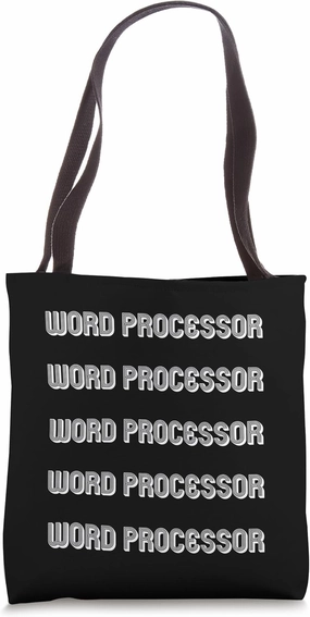 Professional Word Processor Tote Bag