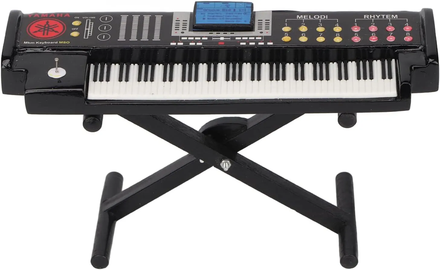 Pssopp Miniature Electronic Organ Mini Musical Instrument Electronic Organ Model Decorative Dollhouse Instruments Model for Figure Sculpture Ornament