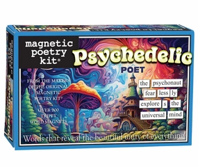 Psychedelic Poet Magnetic Poetry Kit