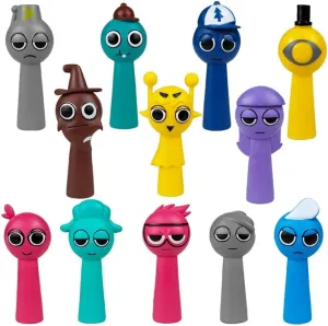 PVC Model Collectible Toy, Rhythm Box Theme, Sprunki Action Figures Set, 12 Pack, Adult Collection (C12PCS)