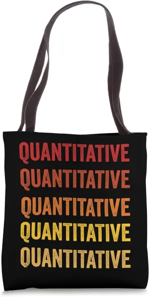 Quantitative definition, Quantitative Tote Bag
