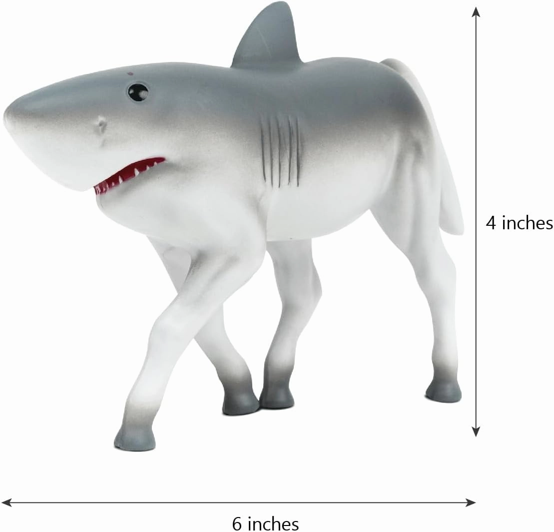 Randimals Realistic Animal Toys - Unique Horse & Shark Hybrid Figurines - Safari & Farm Animal Mix - Mini Figures for Kids & Kidults
