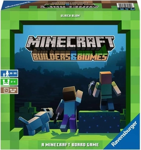 Ravensburger Minecraft: Builders & Biomes - Engaging Strategy Board Game | Ideal for 2-4 Players | Perfect for Ages 10 & Up | Authentic Minecraft Experience | Great Gift for Minecraft Enthusiasts