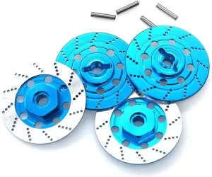 RC Spare Part for Tamiya TT01 TT02 for HPI for HSP 94123 for Sakura D4 1/10 Brake Disc Wheel Hex Hub Adapter Pin 12mm RC On Road for Racing Car Parts(Natural)