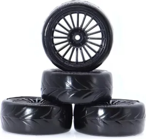 Rc Wheel Rim Tire for Traxxas for TRX4 for HSP for HPI for Axial for SCX10 Accessories 4PCS RC Car 1/10 Drift Tires 60mm Wheel Hub Hex 12mm Rim