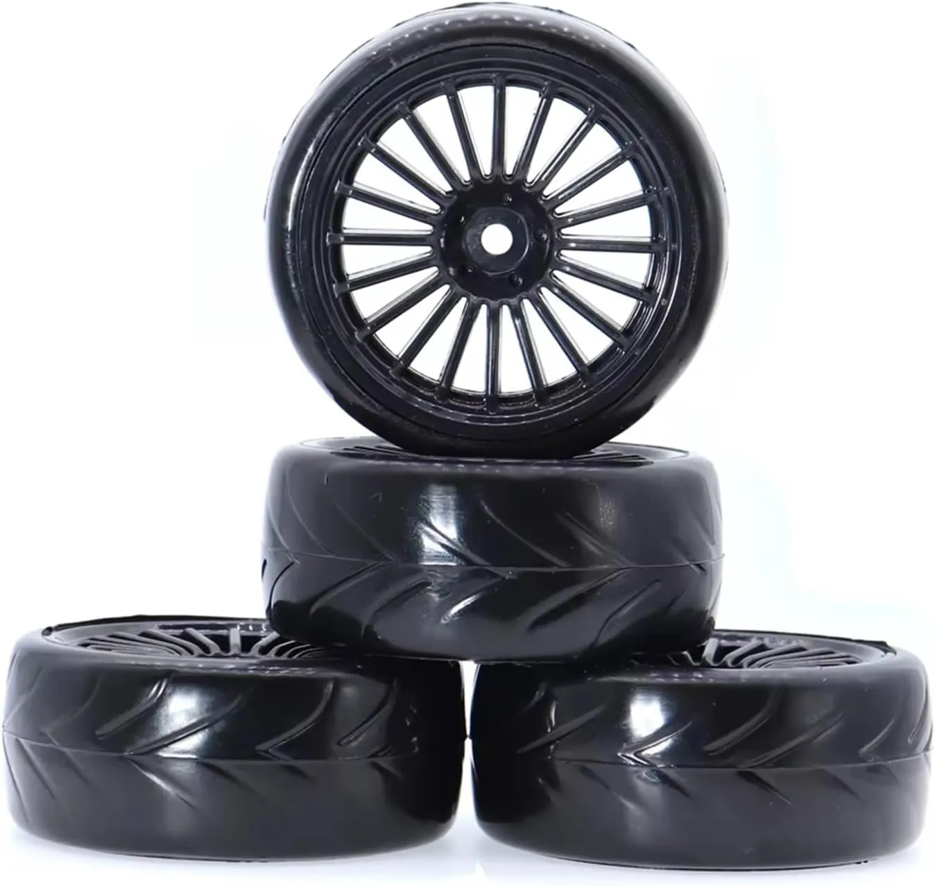 Rc Wheel Rim Tire for Traxxas for TRX4 for HSP for HPI for Axial for SCX10 Accessories 4PCS RC Car 1/10 Drift Tires 60mm Wheel Hub Hex 12mm Rim
