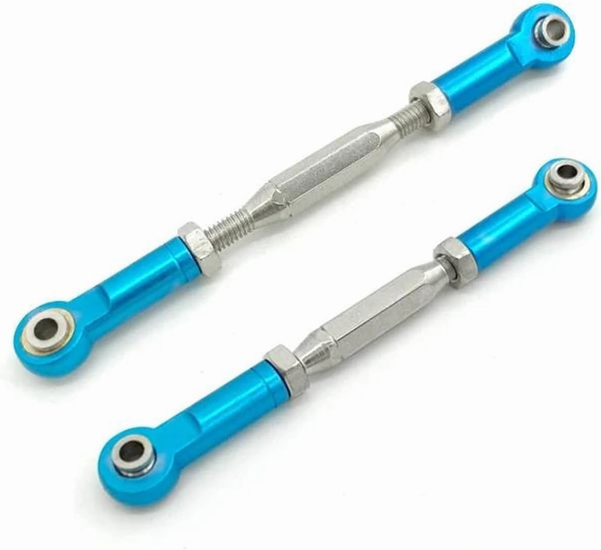 RC Parts for for traxxas for Slash 4X4 for VXL 2WD for Rustler for Stampede for Hoss 1/10 RC Car Upgrades Parts Turnbuckles Camber Link Rod Linkage Set(Natural)