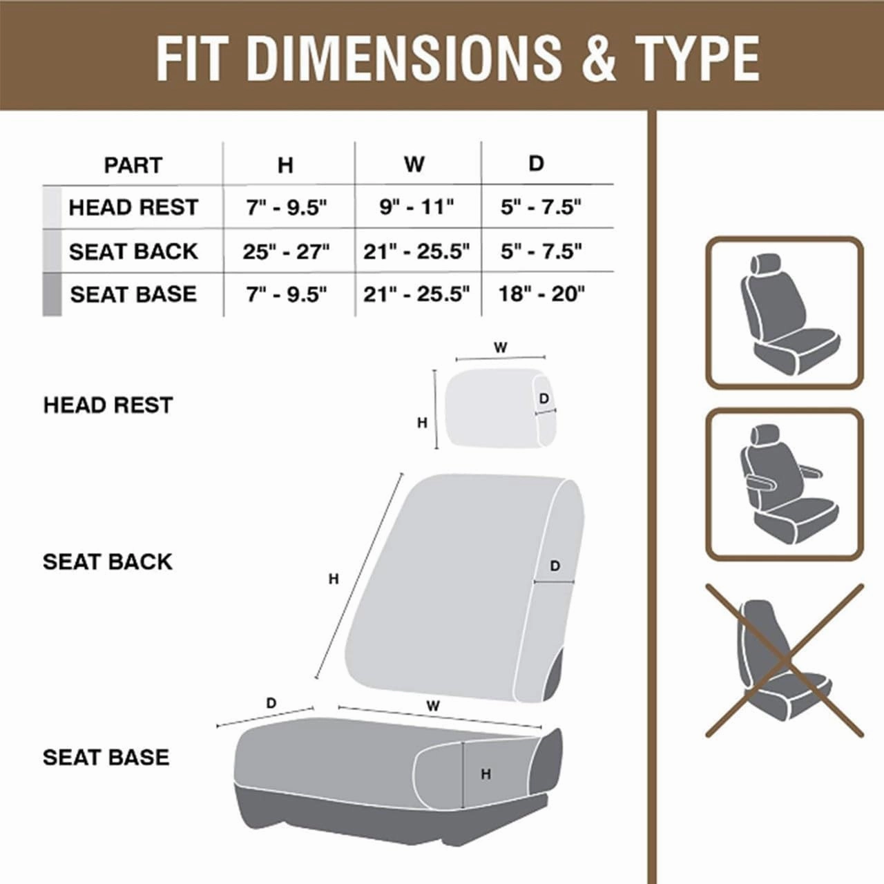 Realtree Camo Seat Cover Full Set | Low Back Seat Covers | Floor Mats | Wheel Covers | Waterproof Seat Covers for Car Trucks SUVs (Browning | 3pc Seat Cover Set)