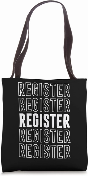 Register Tote Bag