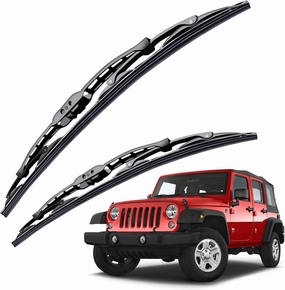 Replacement for Jeep Wrangler Windshield Wiper Blades - 15" 15" Front Window Wiper - fit 2007-2017 Vehicles - OTUAYAUTO Factory Aftermarket