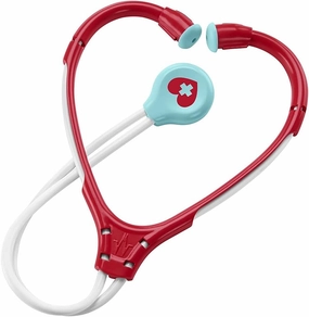 Replacement Parts for Fisher-Price Medical - Kit Pretend Doctor Bag Playset - DVH14 ~ Replacement Stethoscope, Red, White, Light Blue