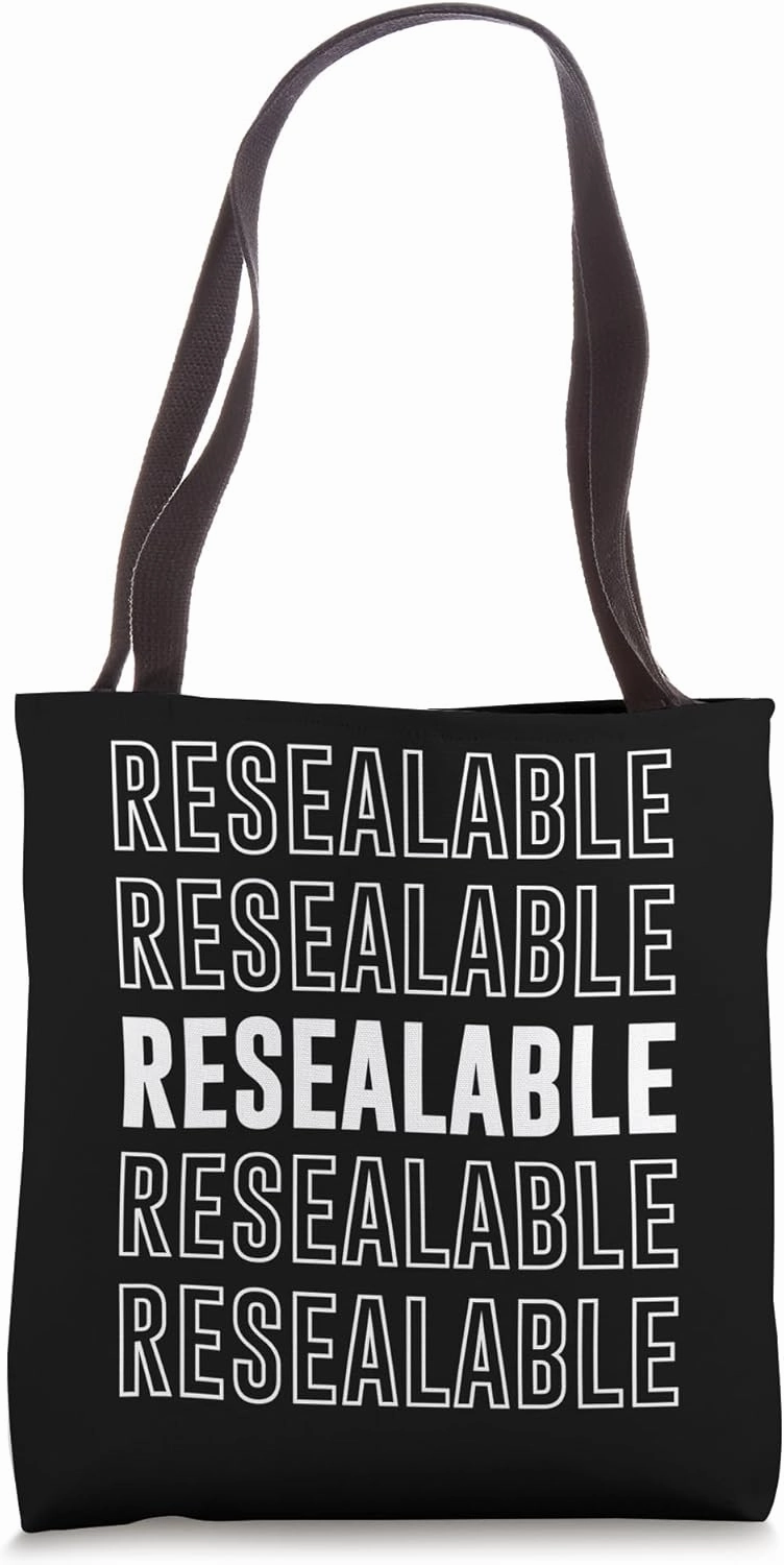 Resealable Tote Bag