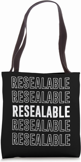 Resealable Tote Bag