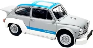 Resin Car Models Kit 1 18 Fit for Fiat Abbas Simulation Alloy Car Model Collectibles Static Display Ornament Adult Boy Toys