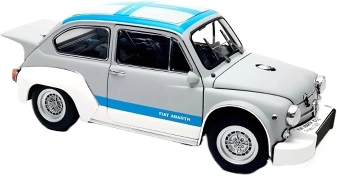 Resin Car Models Kit 1 18 Fit for Fiat Abbas Simulation Alloy Car Model Collectibles Static Display Ornament Adult Boy Toys
