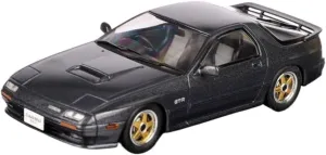 Resin Car Models Kit 1 43 Fit for Mazda Savanna RX-7 GT-R FC3S Alloy Car Model Simulation Collection Souvenir Adult Boy Toys