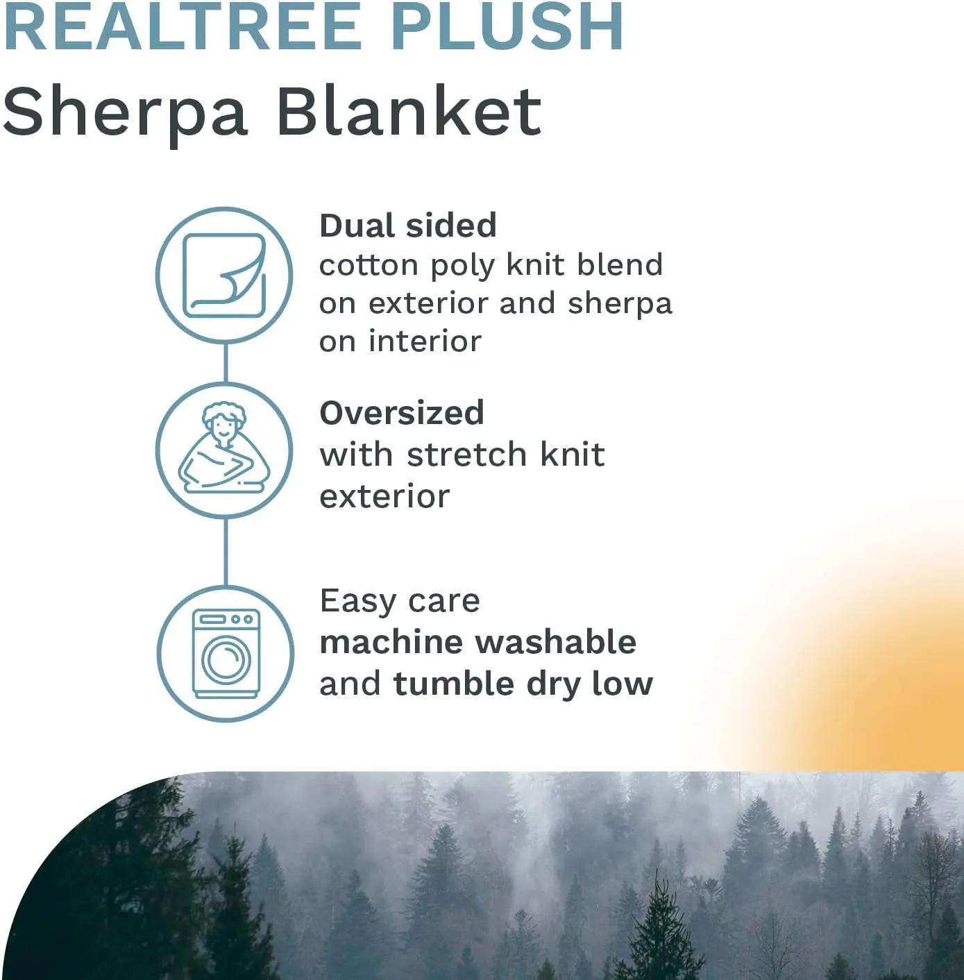 Reversible Realtree Camo Sherpa Blanket, Thick, Soft, Warm Throw for Sofa, Couch, Bed, Travel, Camping, Decorative, Plush Fleece Bedding, Queen/Large Size 72" x 60", Realtree Blue