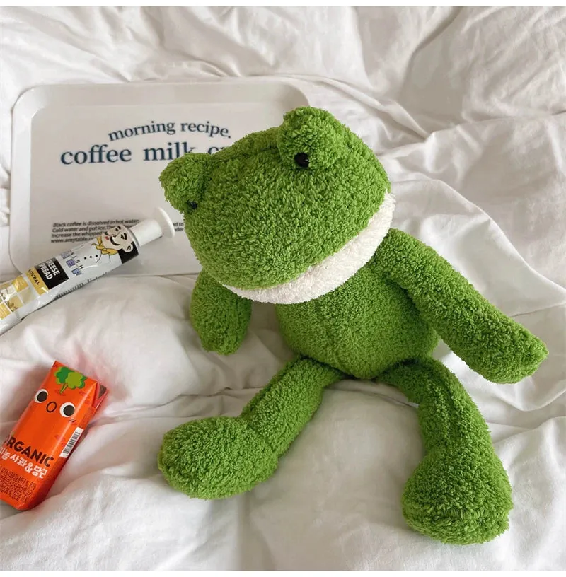Ribblink: Comforting Frog Plush for Growing Toddlers