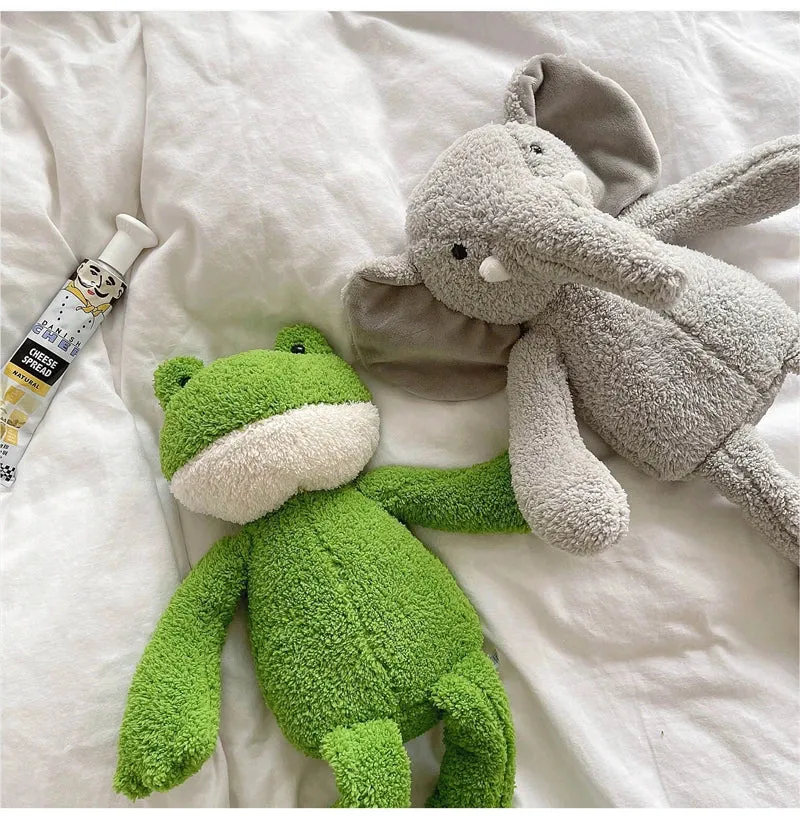 Ribblink: Comforting Frog Plush for Growing Toddlers