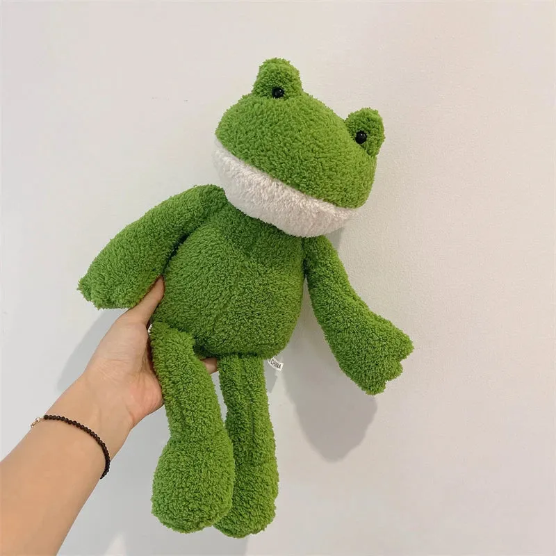 Ribblink: Comforting Frog Plush for Growing Toddlers