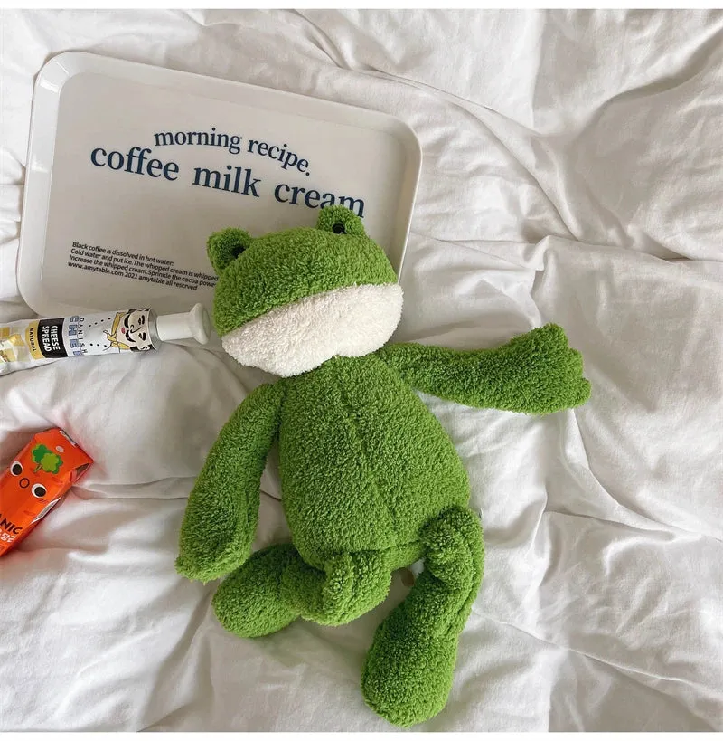 Ribblink: Comforting Frog Plush for Growing Toddlers