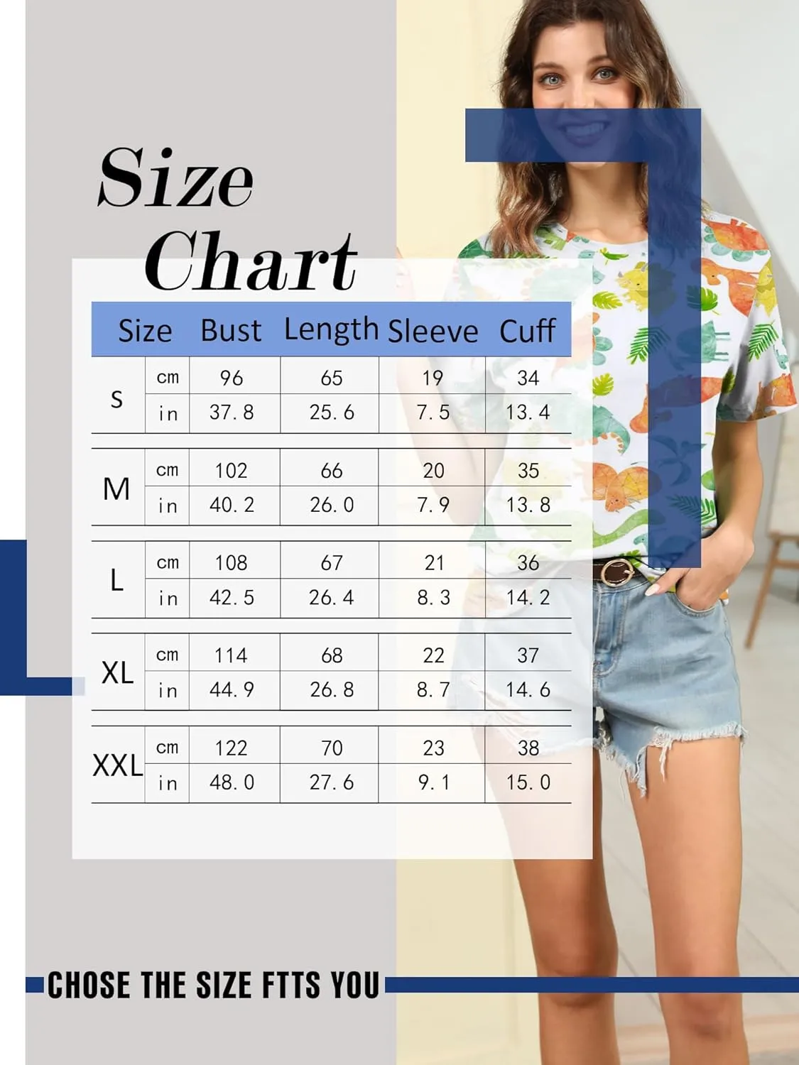 RMCMS Women Cute Dinosaur Graphic Prime Tees Ladies Bestie Fun Shirt Blouse Tops