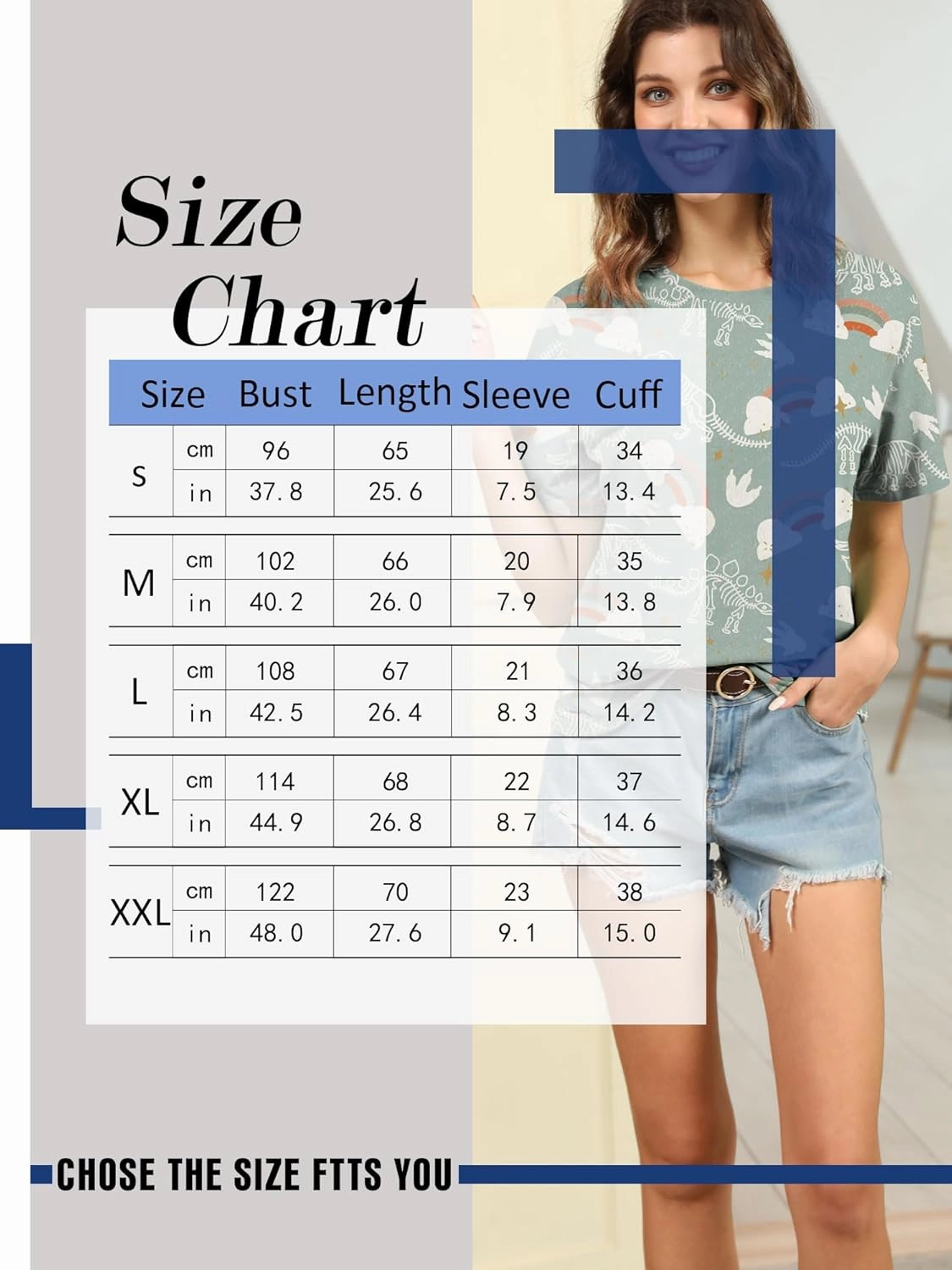 RMCMS Women Cute Dinosaur Graphic Prime Tees Ladies Bestie Fun Shirt Blouse Tops