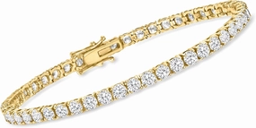 Ross-Simons 14kt Gold Diamond Tennis Bracelet I-J Color I-1 - I - 2 Clarity