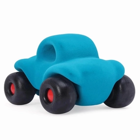 Rubbabu Large Car - Turquoise