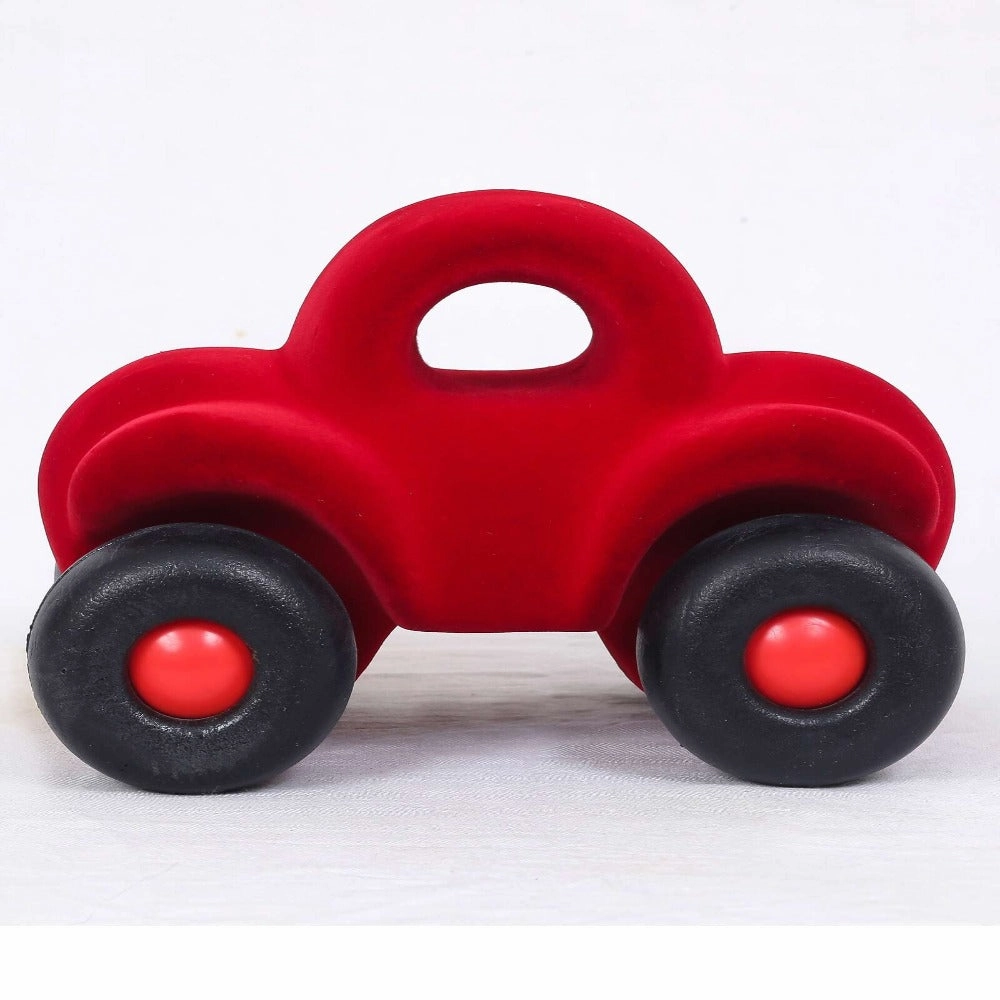 Rubbabu Wholedout Car Large - Red