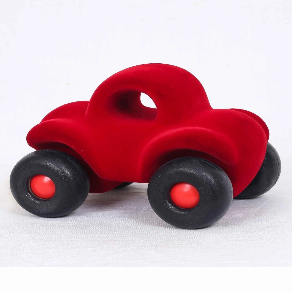 Rubbabu Wholedout Car Large - Red