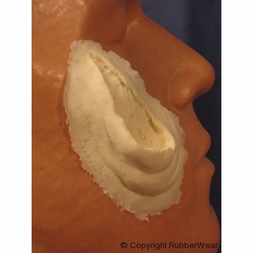 RubberWear Large Skin Gouge Foam Latex Prosthetics Large