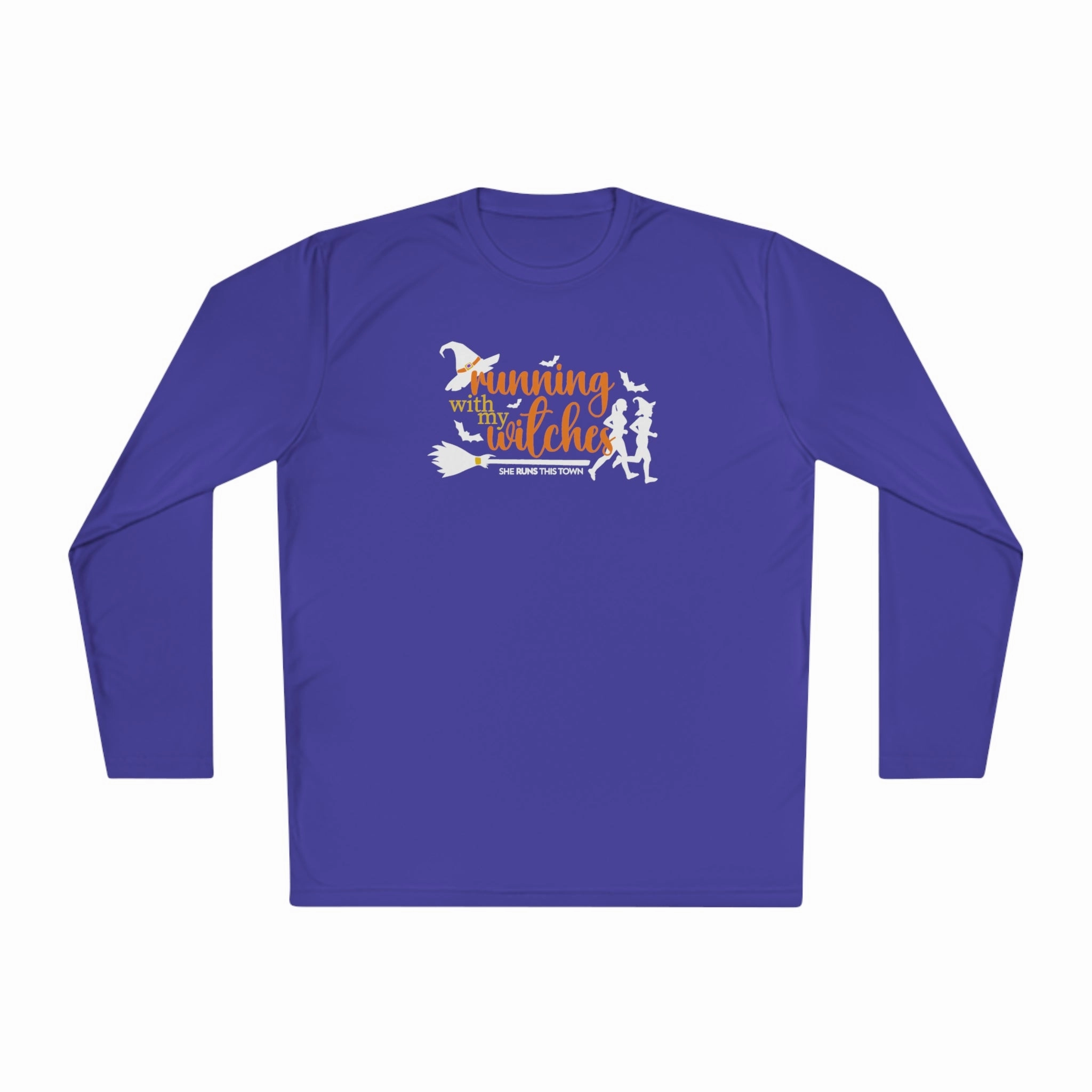 Running with my Witches Unisex Lightweight Long Sleeve Tee