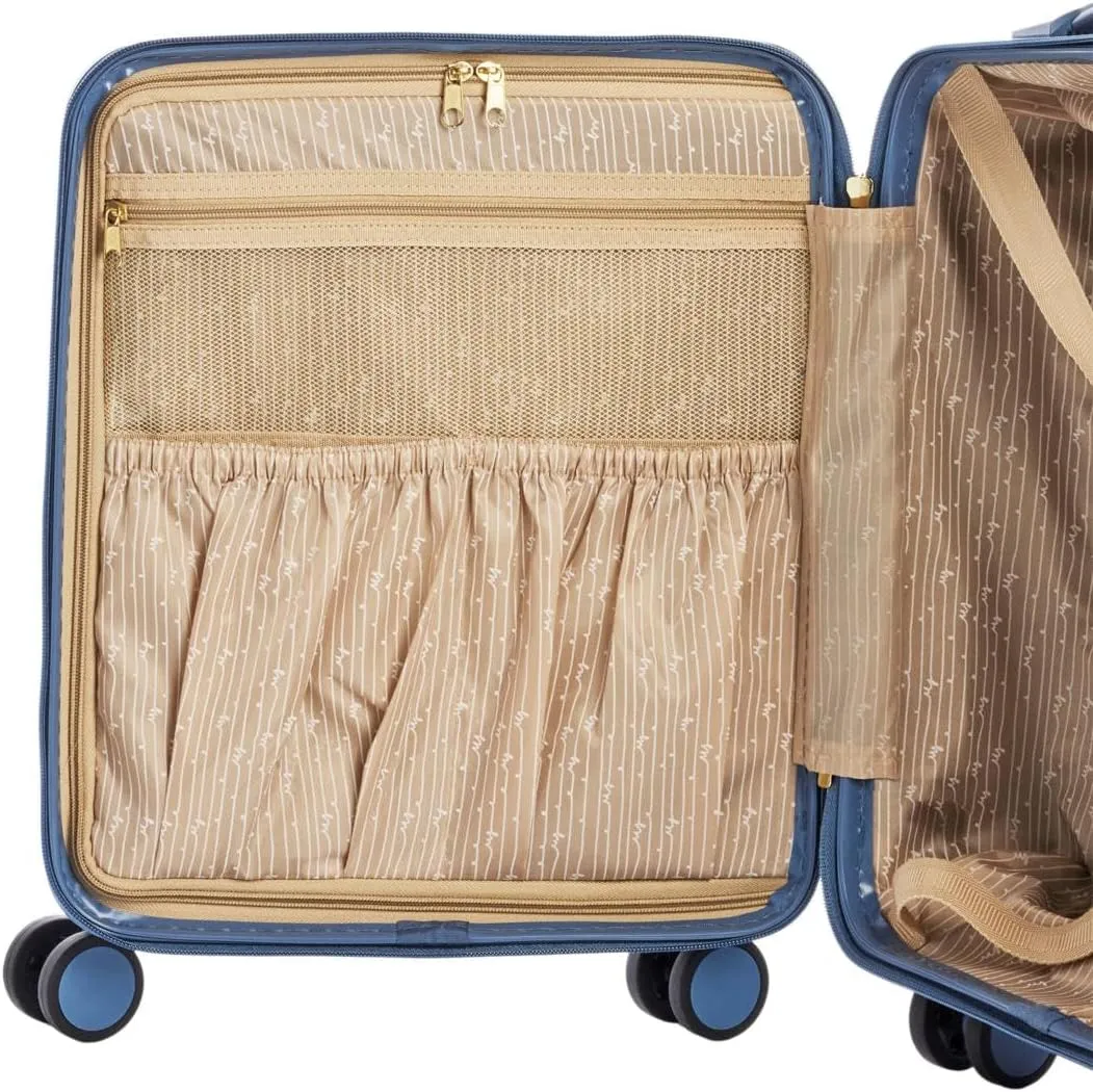 Samantha Brown 19"" Hardside Mini Spinner Luggage (Bravo Blue)