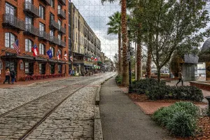 Savannah Georgia Old Town USA Jigsaw Puzzle for Adults 1000 Piece Wooden Travel Gift Souvenir